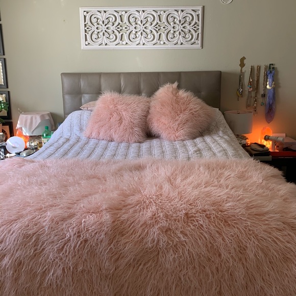 Project 62 Other - Pink Faux Fur Throw Project 62 Modern